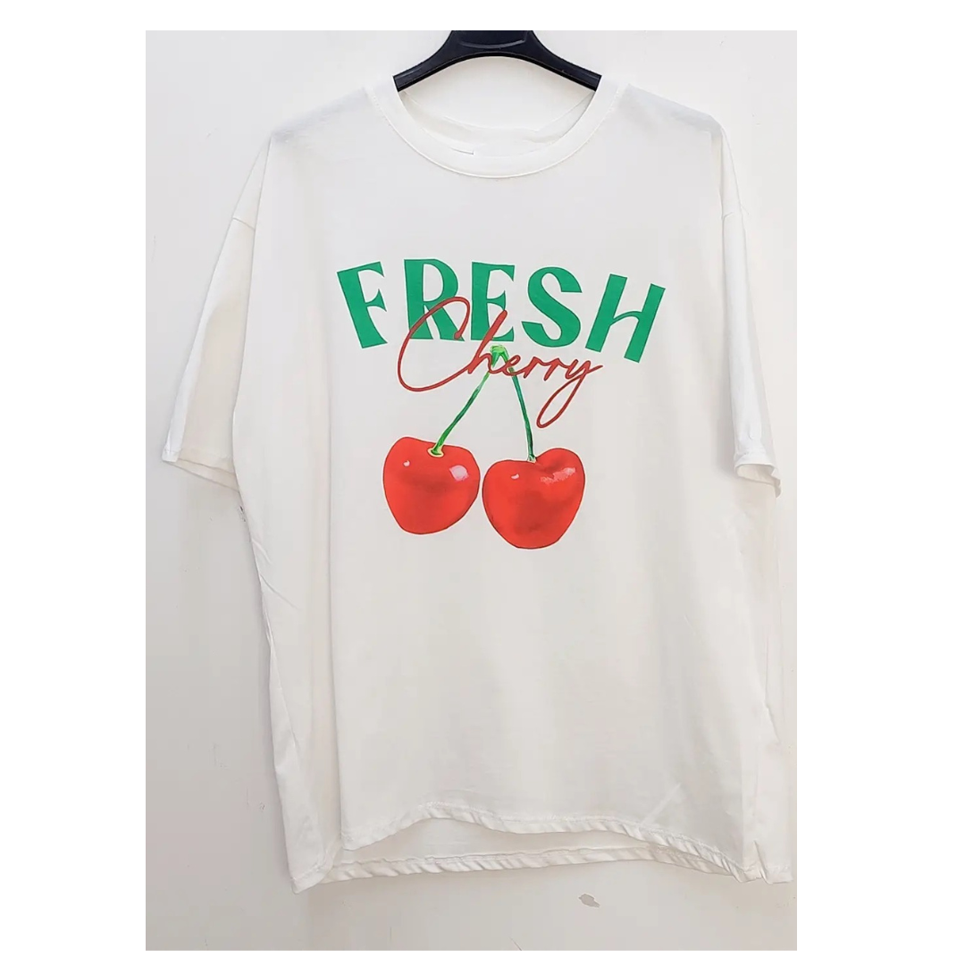 Bellavie Cherry T Shirt Blanc 420