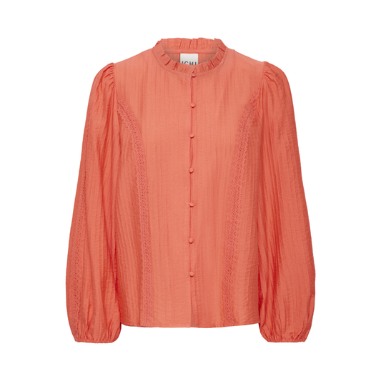 Ichi Evina Shirt Hot Coral 20123543