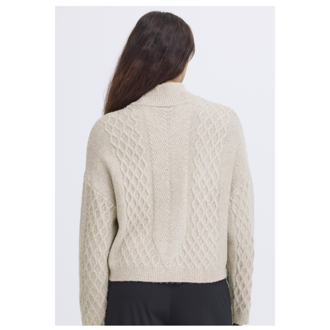 Ichi Mylle Jumper Oatmeal 20124555
