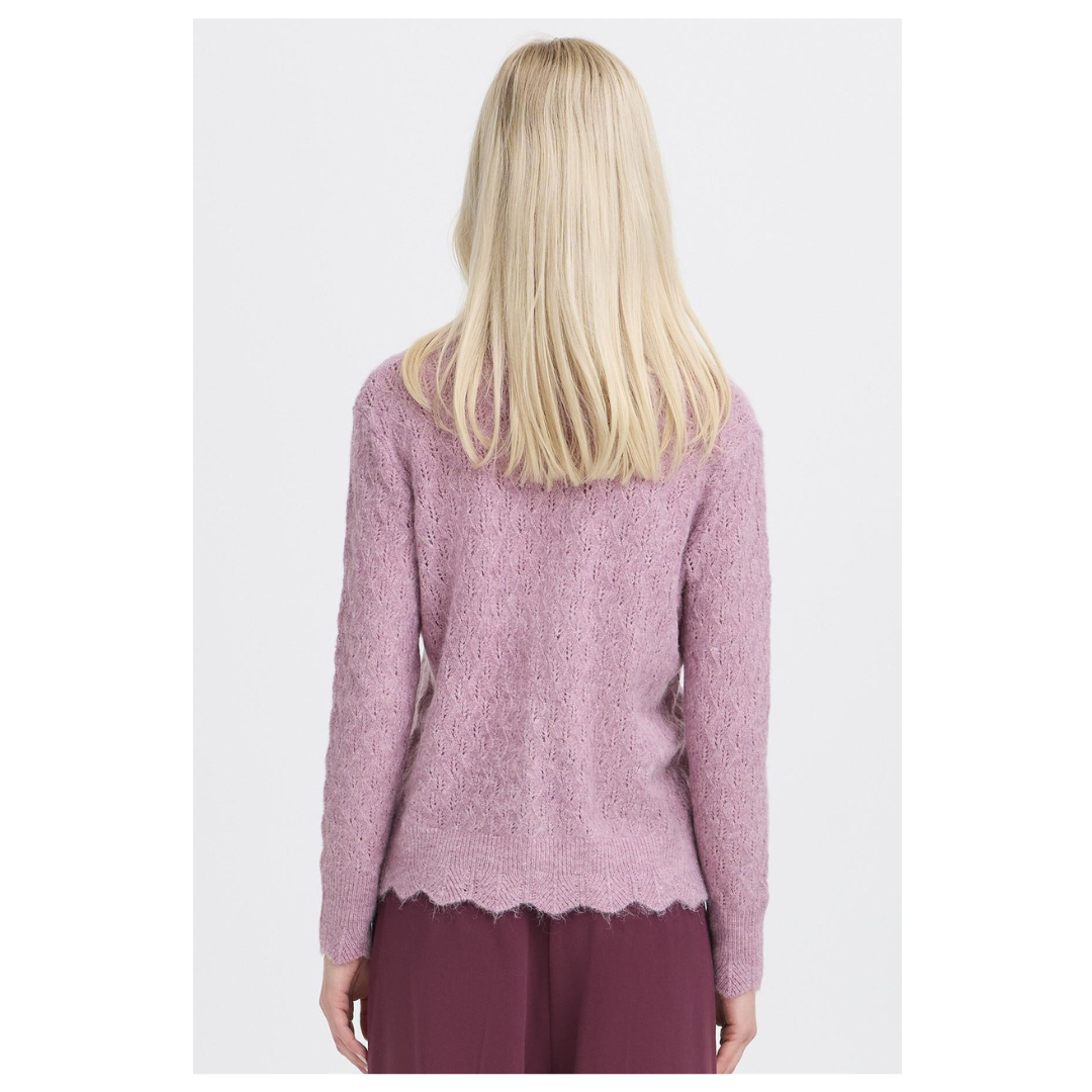 B Young Monna Pointelle Cardigan Orchid Haze 20818088