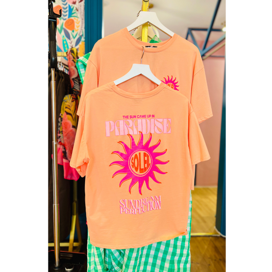 Bellavie Sun T Shirt Orange
