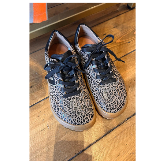 Froddo Barefoot Motion Trainers Biege Animal Print G3130287