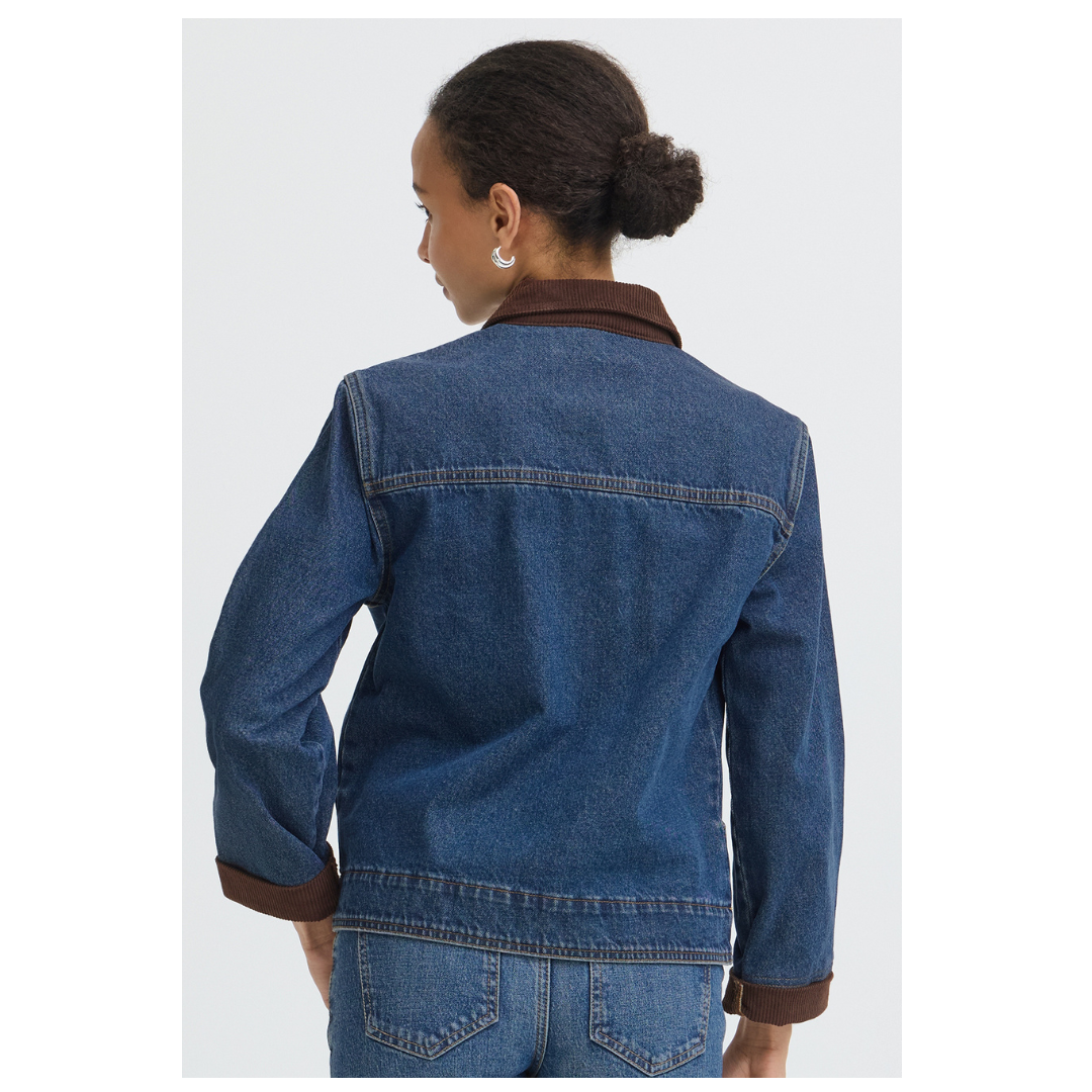 B Young Kamilo Jacket Mid Blue Denim 20819295