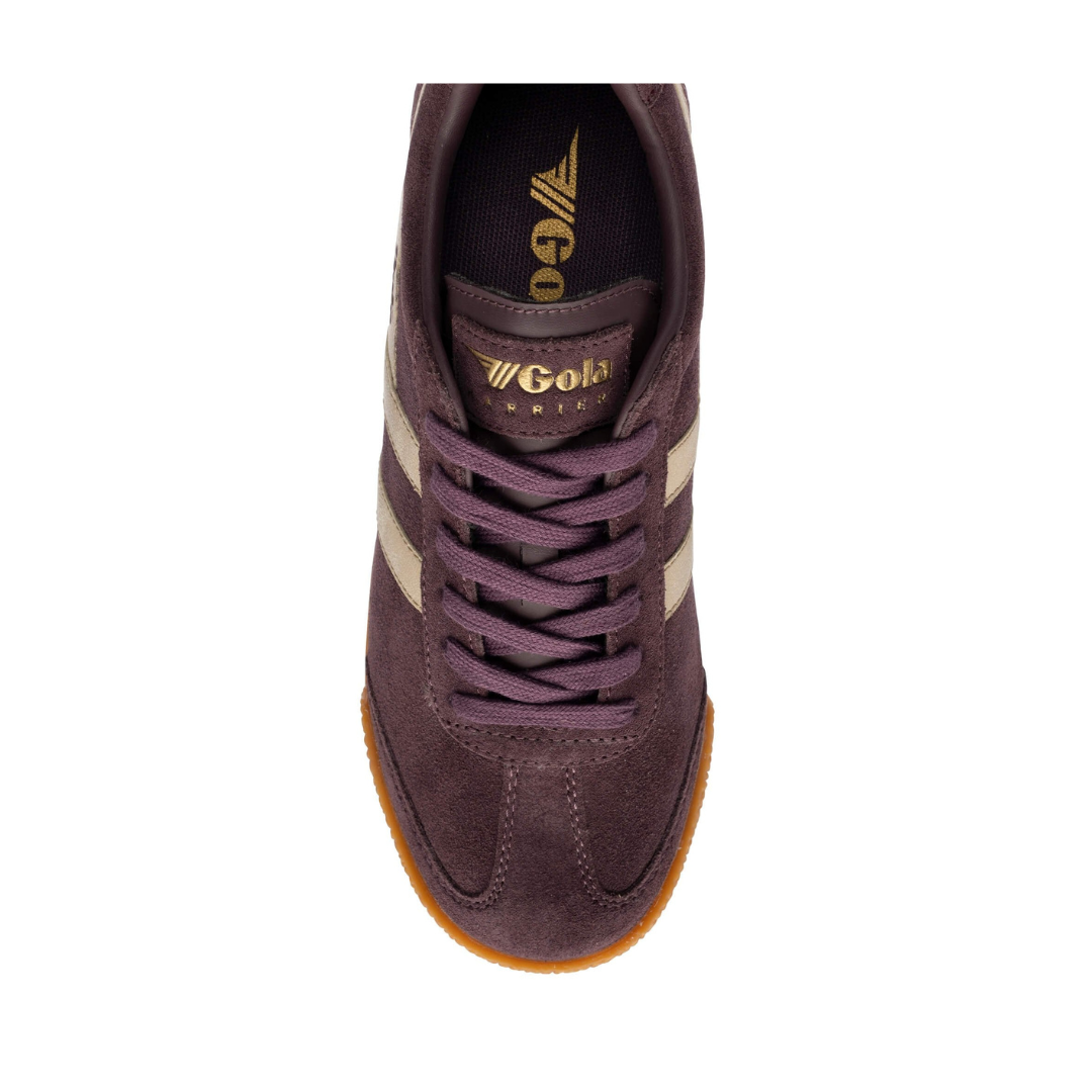 Gola Harrier Mirror Trainer Cocoa/Gold/Gum