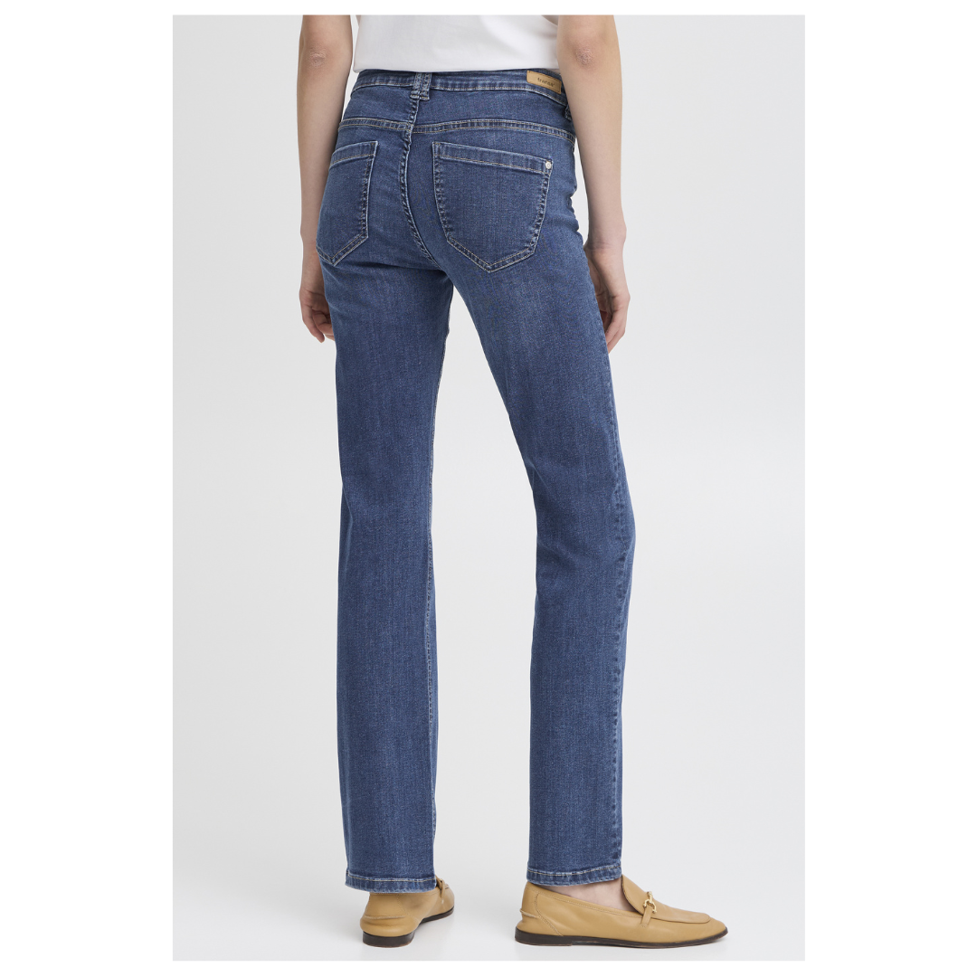 Fransa Zoza Jeans Mid Blue 20612381