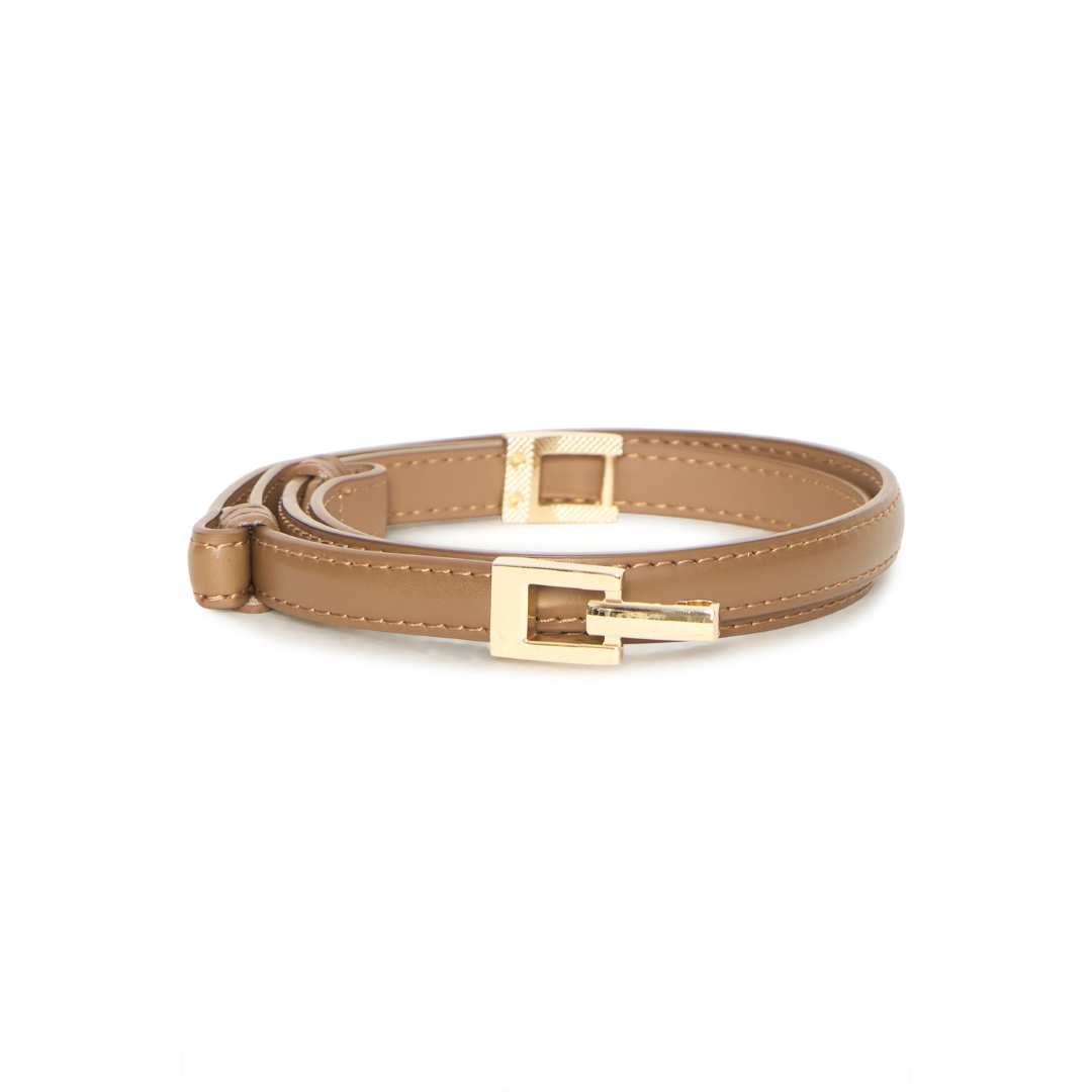 B Young Vizana Horsebit Belt Toffee 20818193