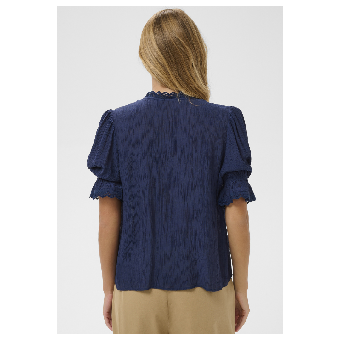 Saint Tropez Kristel Shirt Ombre Blue 30514480