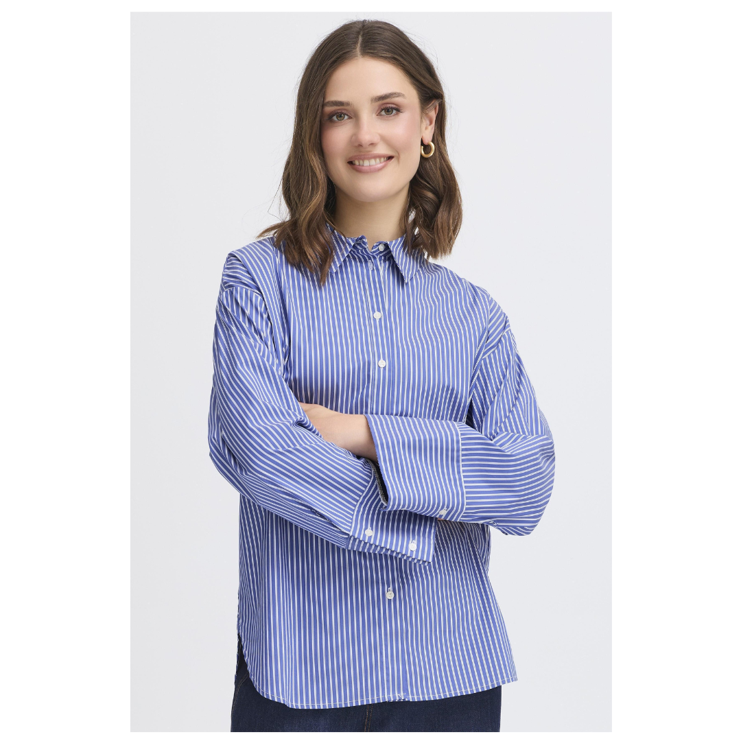 Fransa Fina Shirt Night Sky 20616023