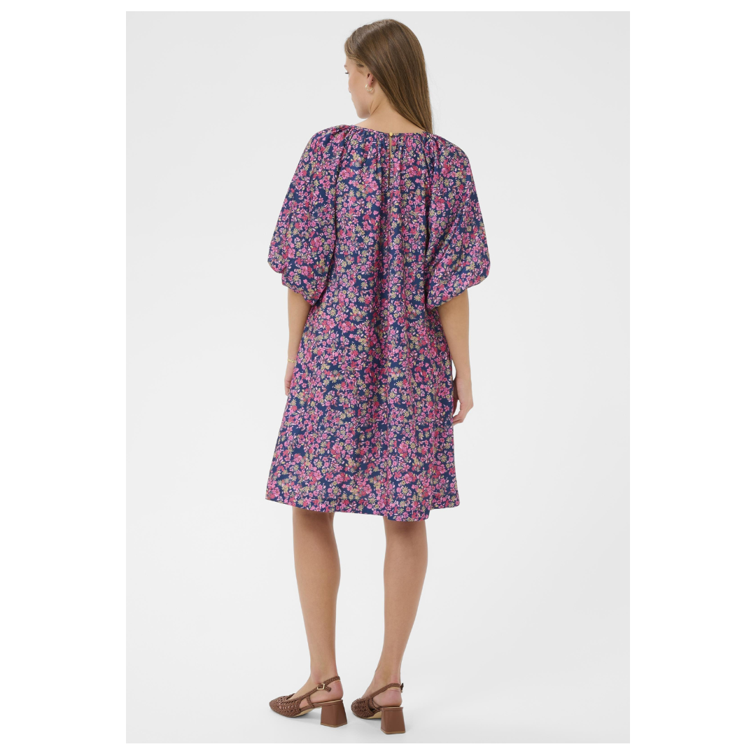 Saint Tropez Onneli Dress Navy Peony Blooms 30514748