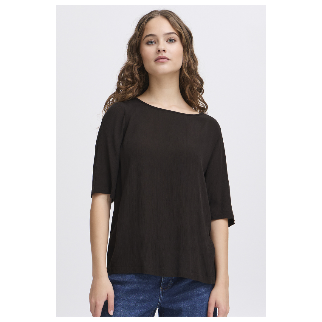 Ichi Marrakech Blouse Black 20111458
