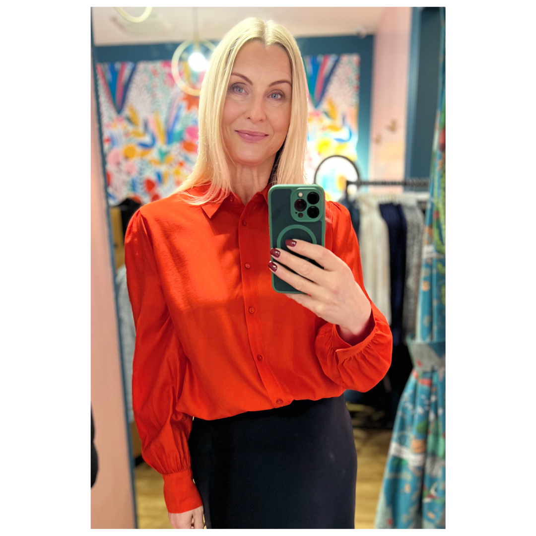 Ichi Karlani Shirt 2 Fiery Red 20121889