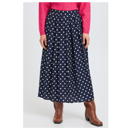 Fransa Adara Skirt Salue Dot 20618415