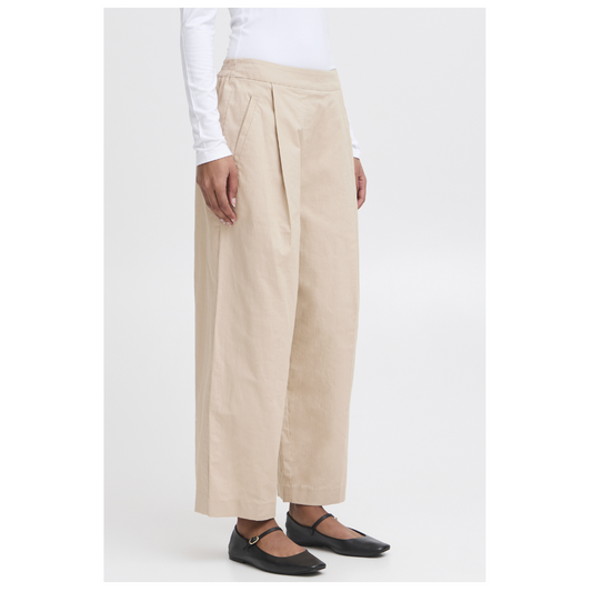 Ichi Unica Pants Oxford Tan 20120766