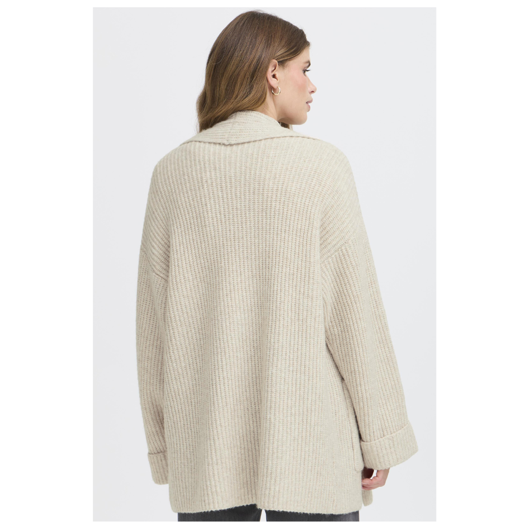 Fransa Beverly Cardigan Oatmeal 20617149