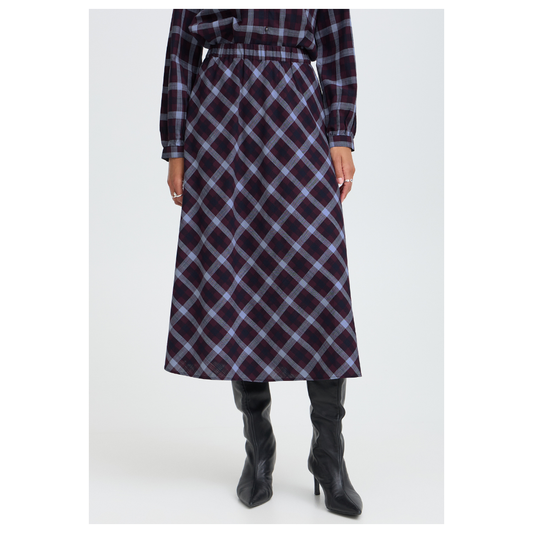 B Young Flanny Skirt Fig Check 20819339