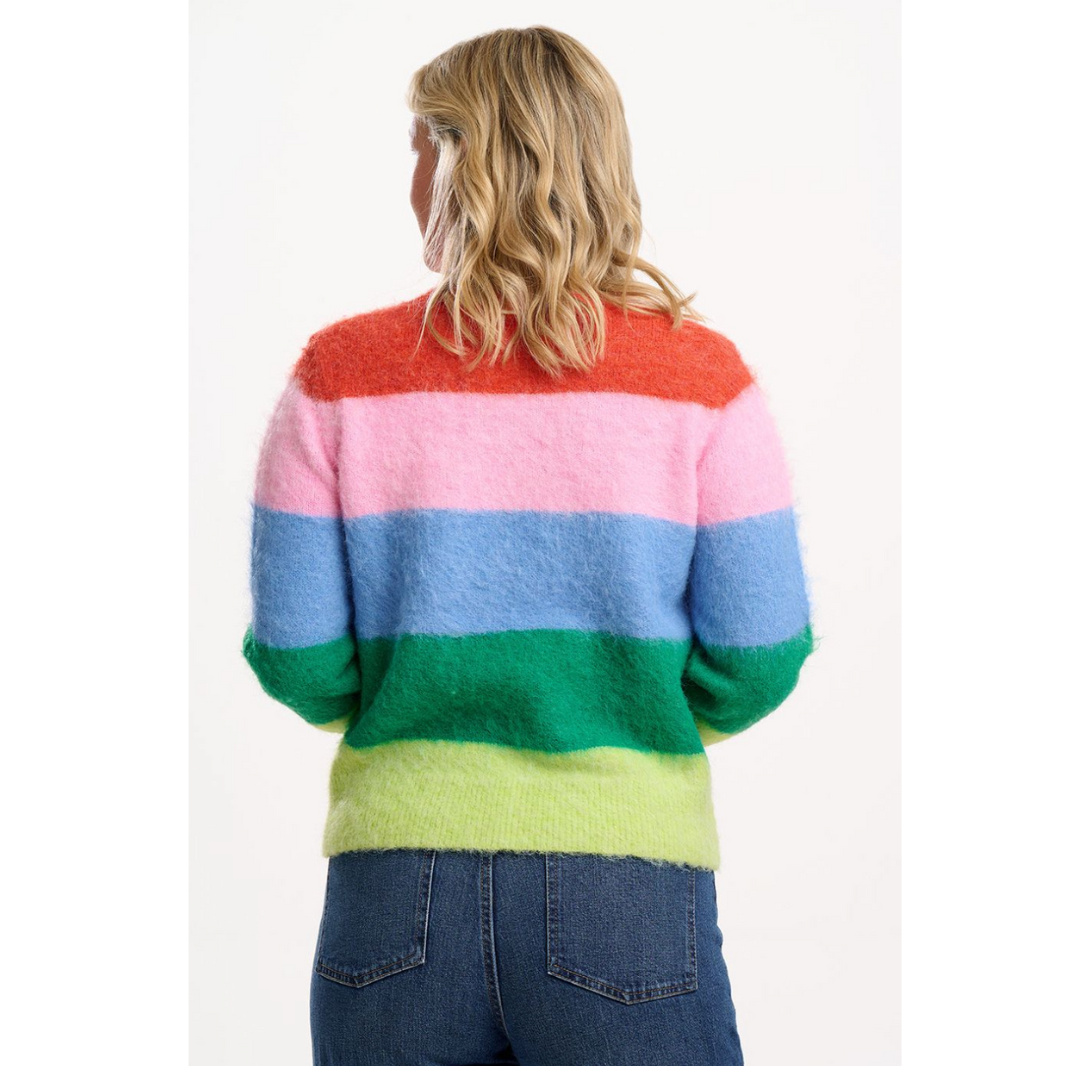 Sugarhill Brighton Dayna Jumper Rainbow Stripes K0917