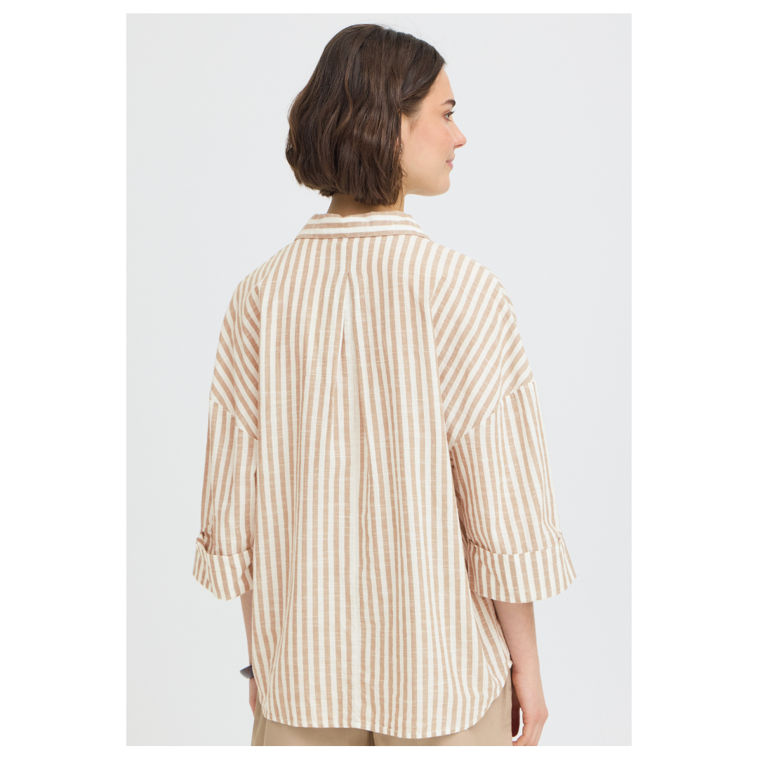 Fransa Phebe Shirt Mountain Stripe 20617883