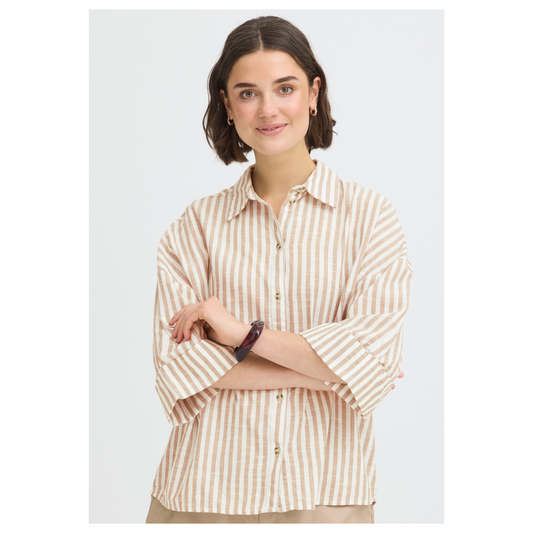 Fransa Phebe Shirt Mountain Stripe 20617883