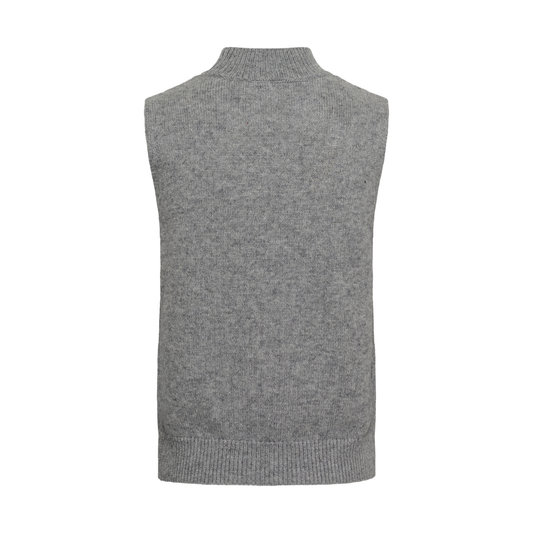 Saint Tropez Theresa Vest Mist Grey Melange 30515390