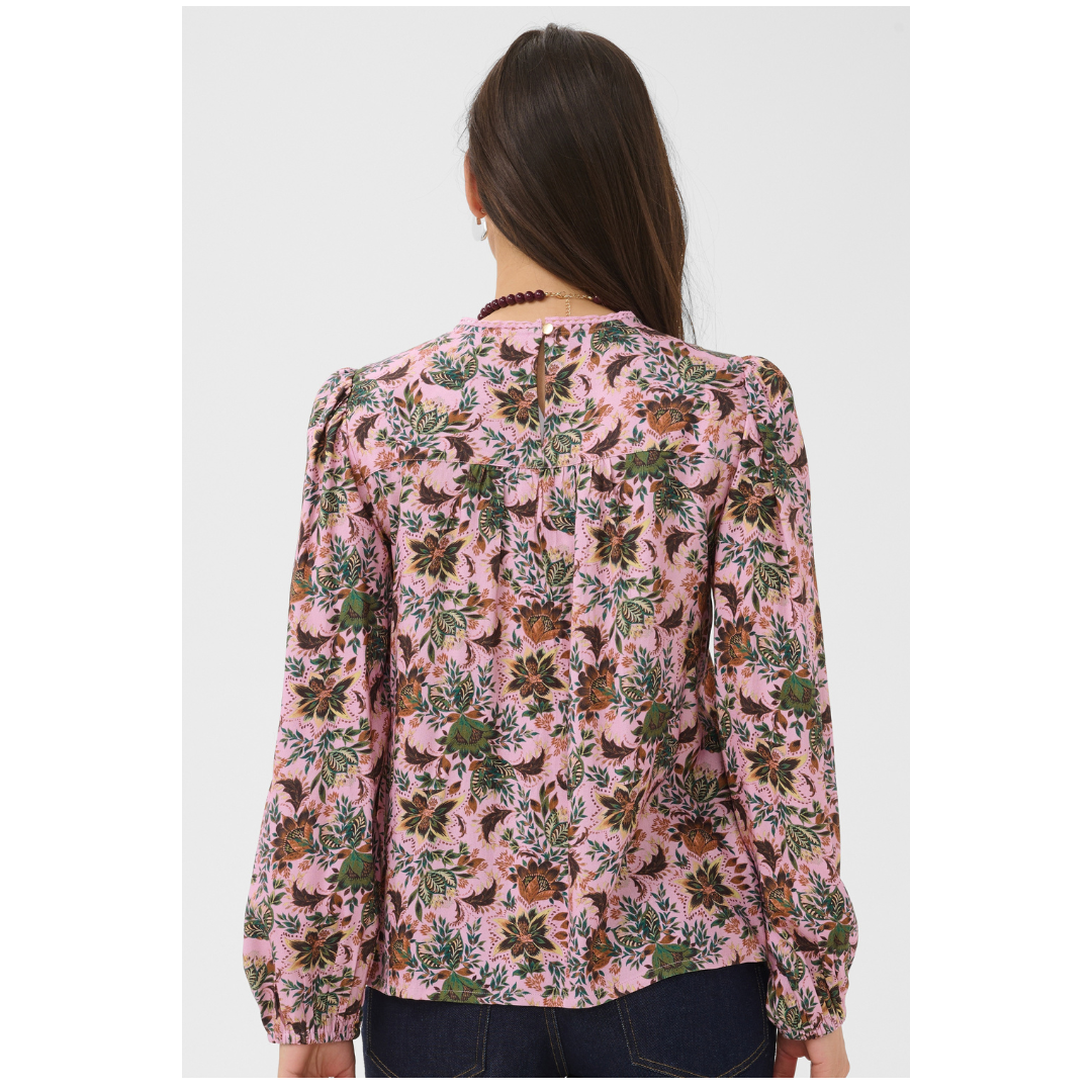 Saint Tropez Teodora Blouse Mauve Mist Lotus 30515454