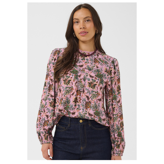 Saint Tropez Teodora Blouse Mauve Mist Lotus 30515454