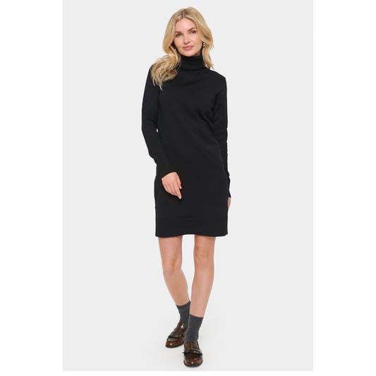 Saint Tropez Mila Rollneck Dress Black 30501696