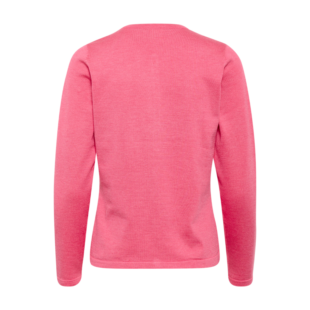 Saint Tropez Mila R Neck Cardigan Fruit Dove 30500005