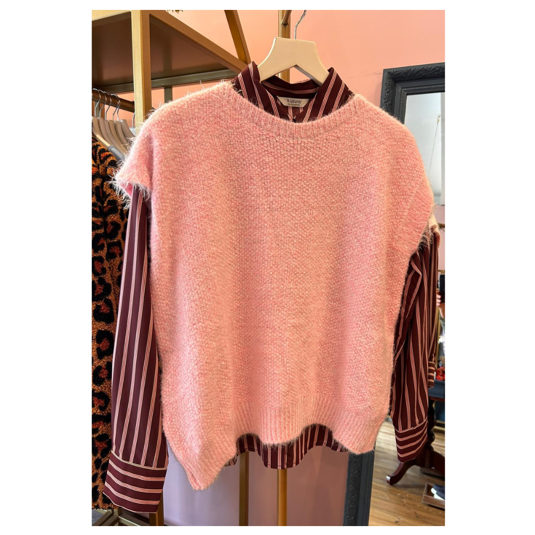 Marta Du Chateau Laya Vest Pink 8039
