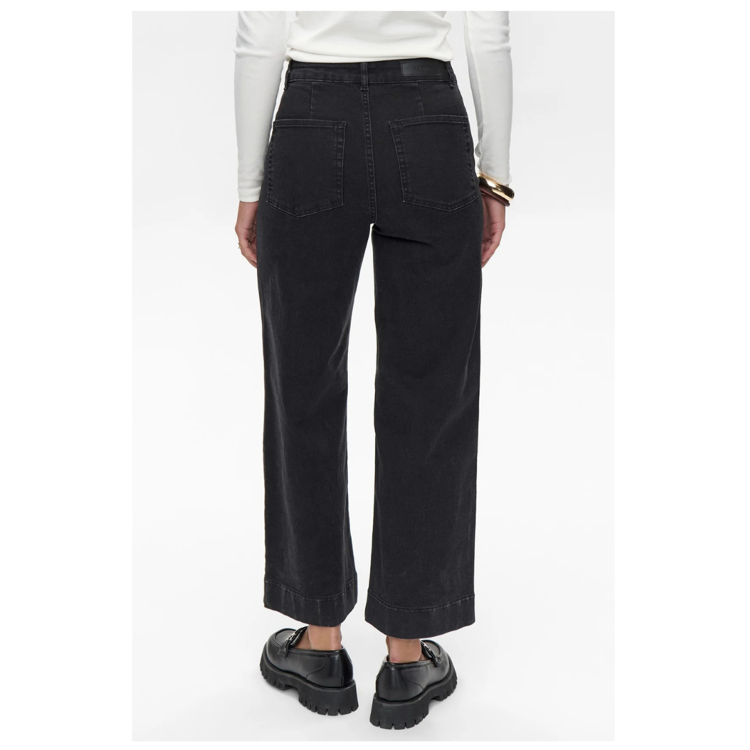 Numph Nuparis Cropped Jeans Black 704987