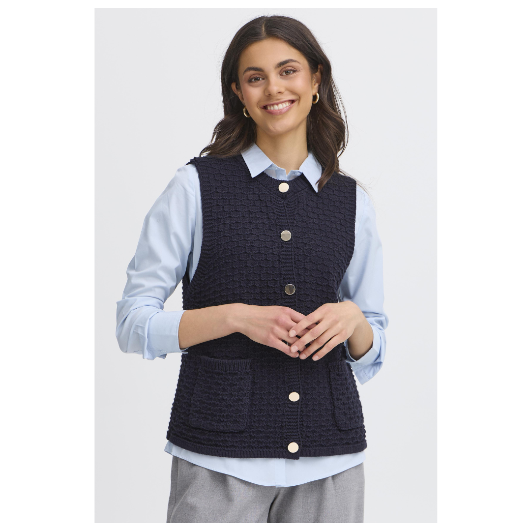 Fransa Kenna Waistcoat Night Sky 20815953