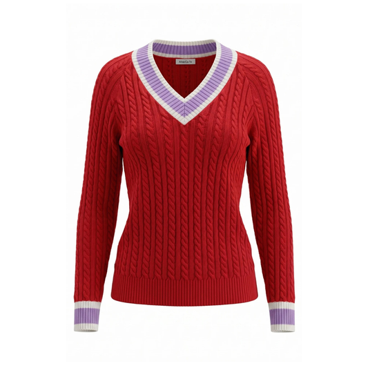 Alice Collins Liz Pullover Ruby 037A023