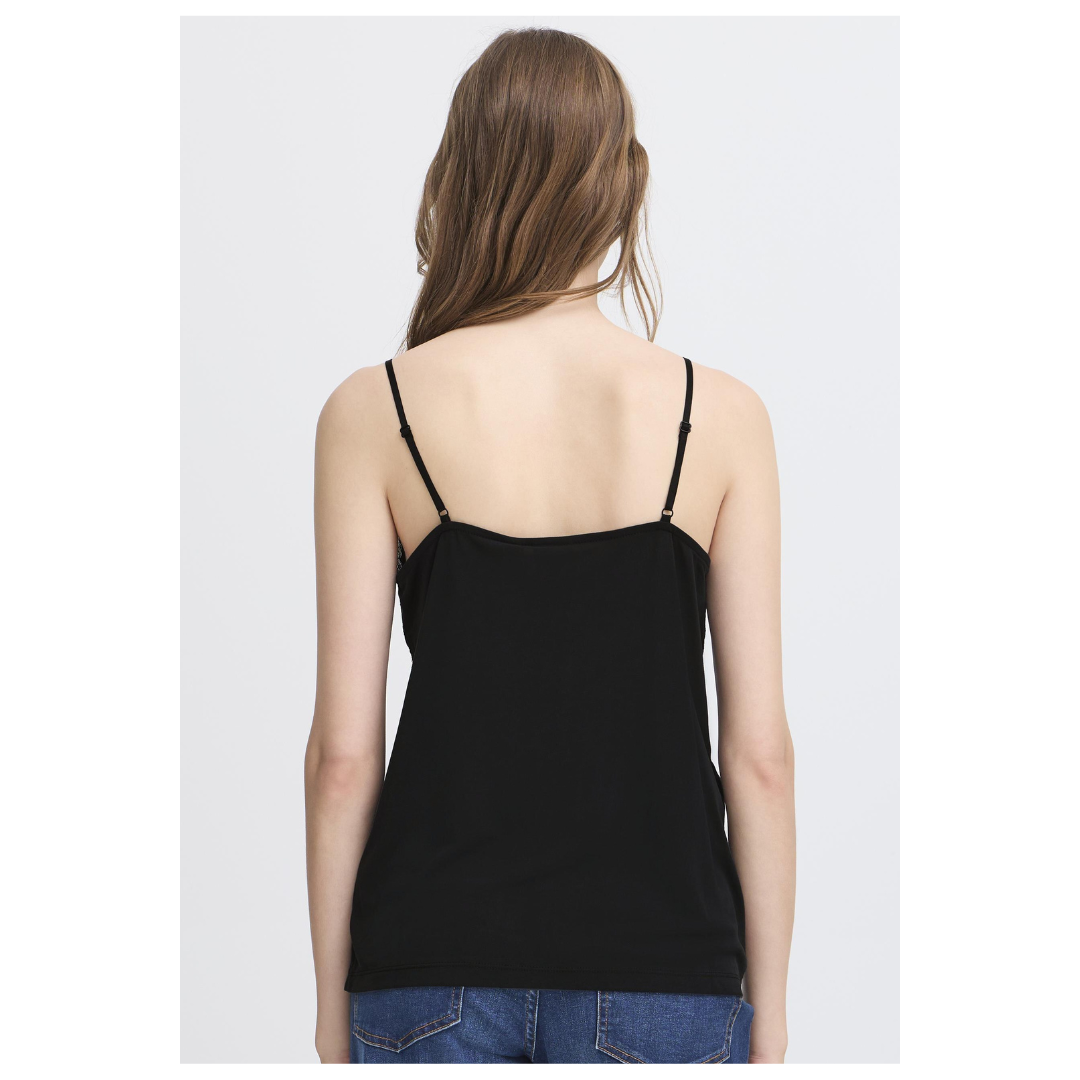 Ichi Like Cami Black 20106355