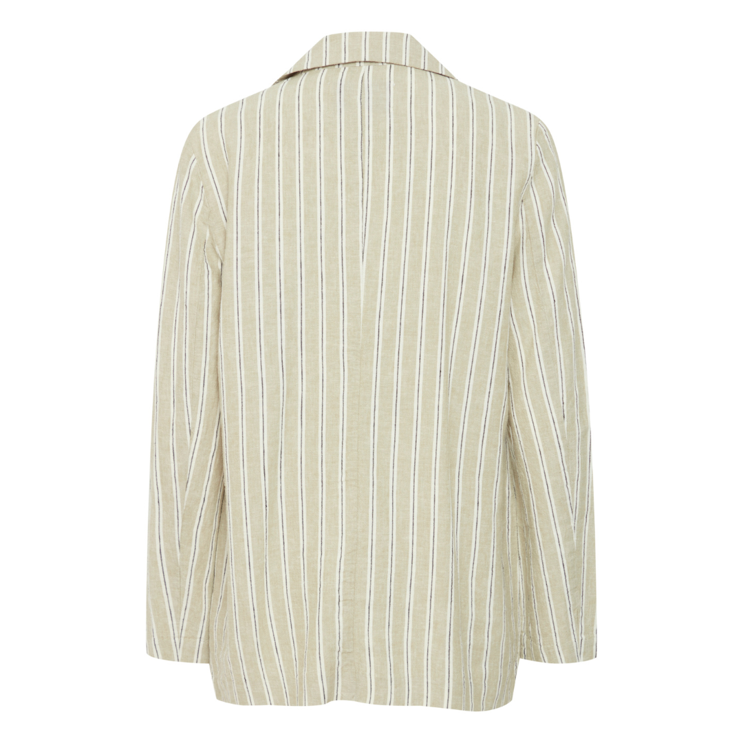 B Young Falakka Blazer Tea Stripe Mix 20814547