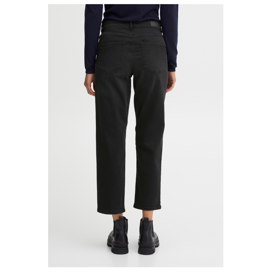 Ichi Raven Twiggy Jeans Black 20110967