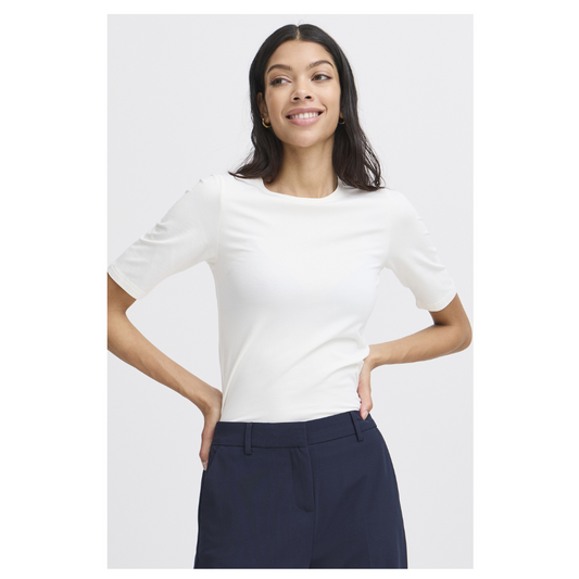 B Young Pamila T Shirt Off White 20806528