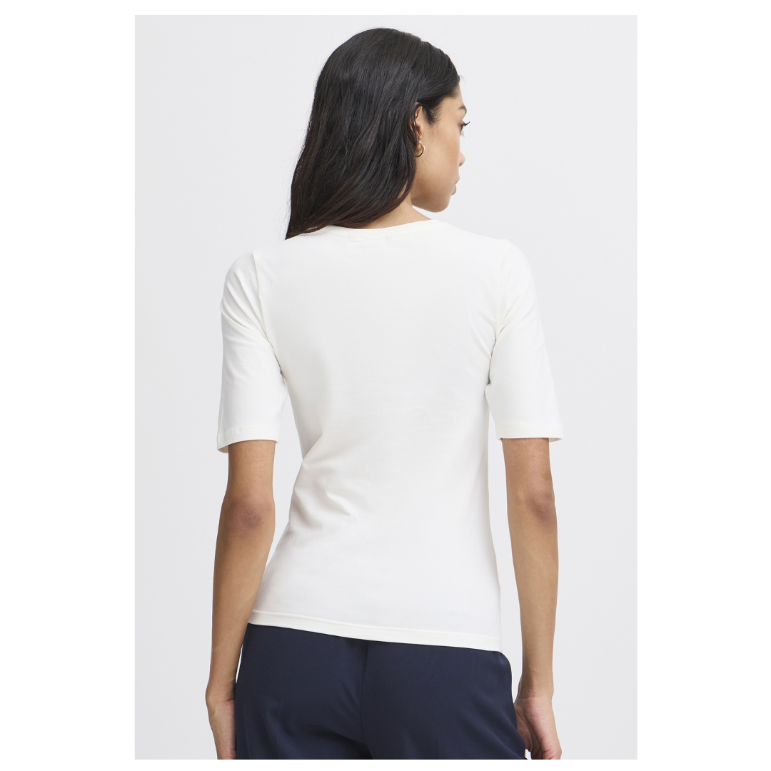 B Young Pamila T Shirt Off White 20806528