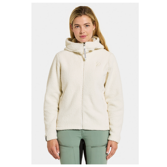 Didriksons Anniken Full Zip Fleece Jacket Shell White 504722 398