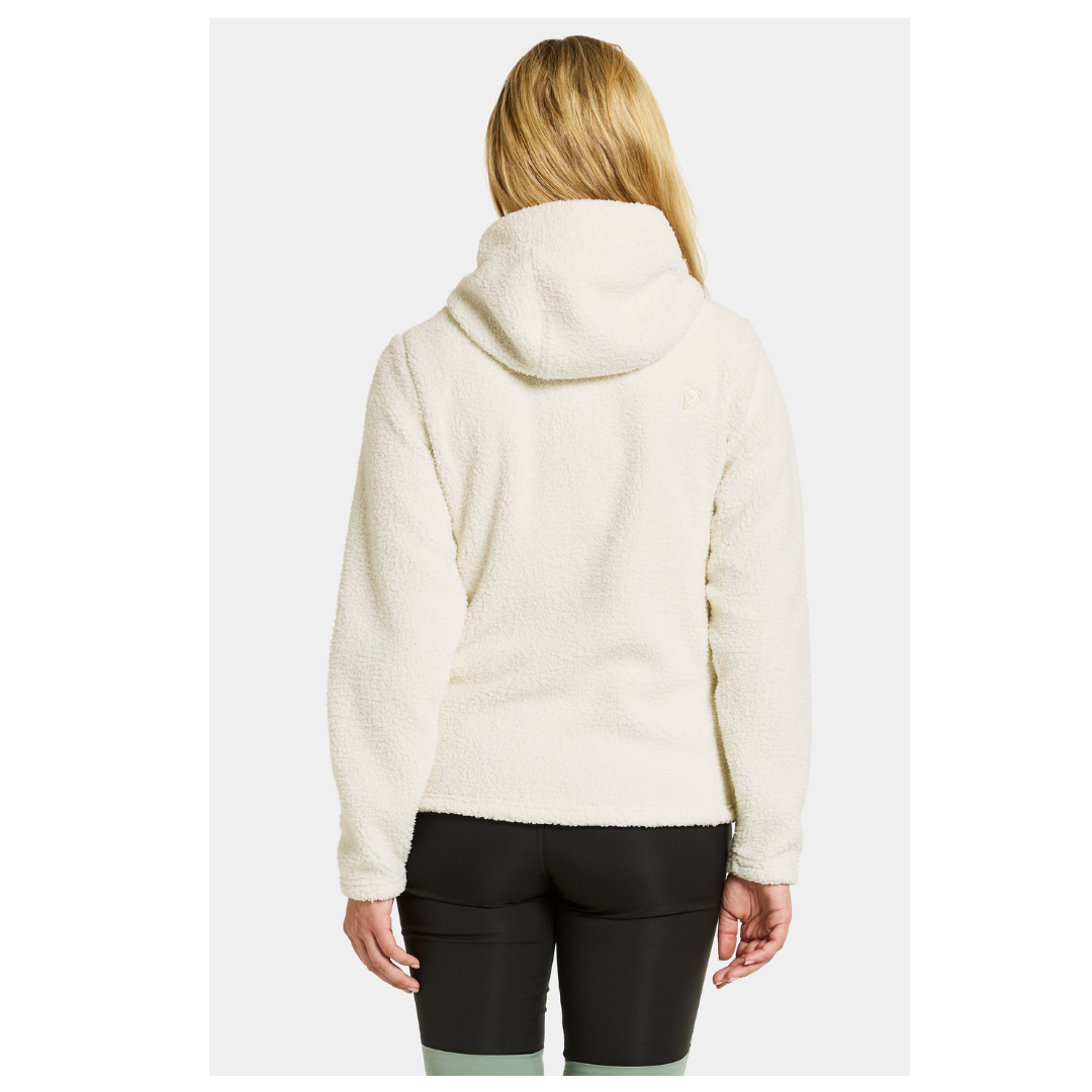 Didriksons Anniken Full Zip Fleece Jacket Shell White 504722 398