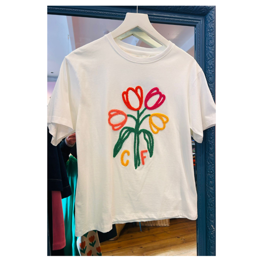 Compania Fantastica T Shirt White Tulip 42035
