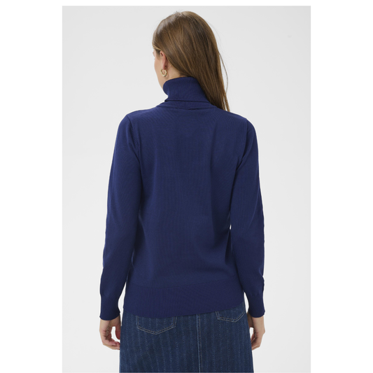 Saint Tropez Mila Rollneck Pullover Navy Peony 30500018