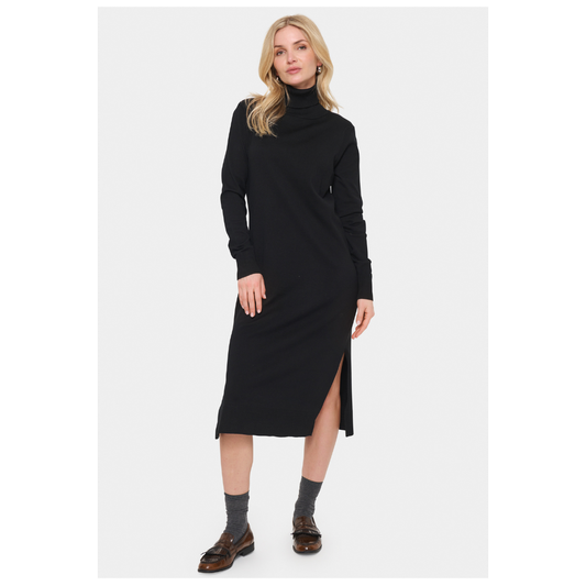 Saint Tropez Mila Rollneck Long Dress Black 30511420