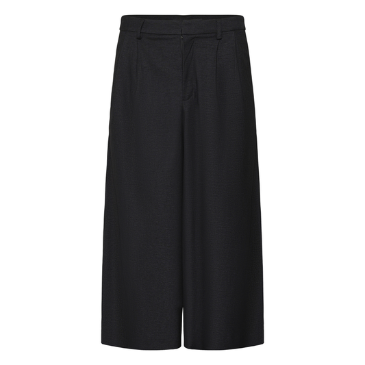 Kaffe Gabby Culotte Pants Dark Grey Melange 10512283