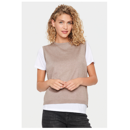 Saint Tropez Mila Vest Atmos Melange 30511506