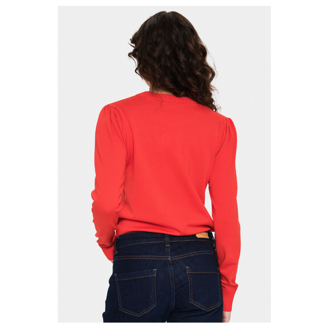 Saint Tropez Mila Pullover Scarlet 30511753