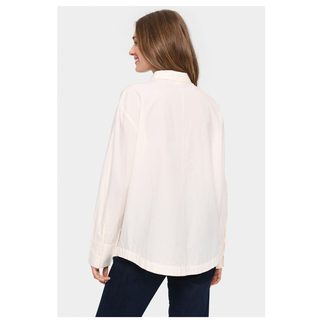 Saint Tropez Findre Shirt Pearled Ivory 30513438