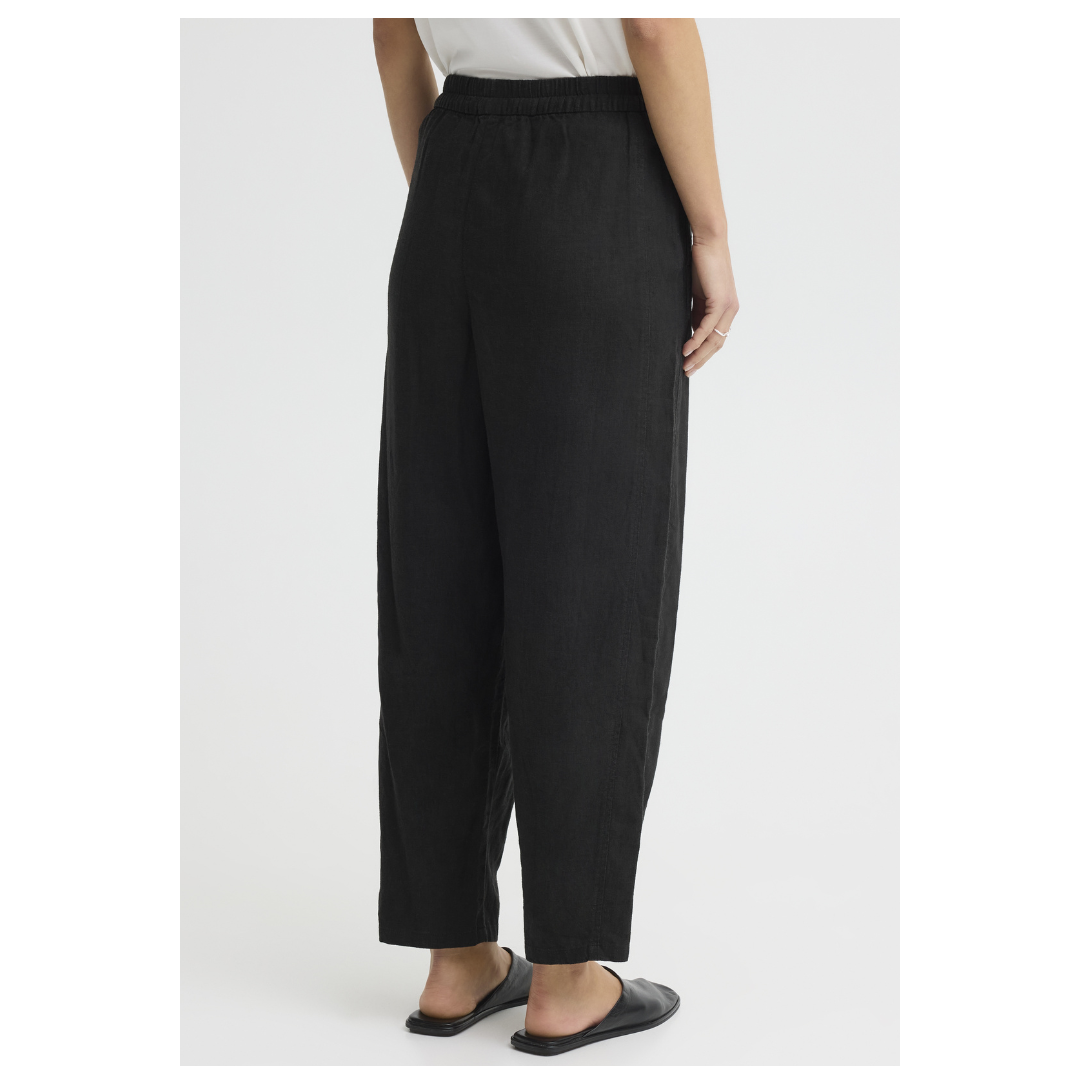 Ichi Linno Barrel Pants Black 20122912