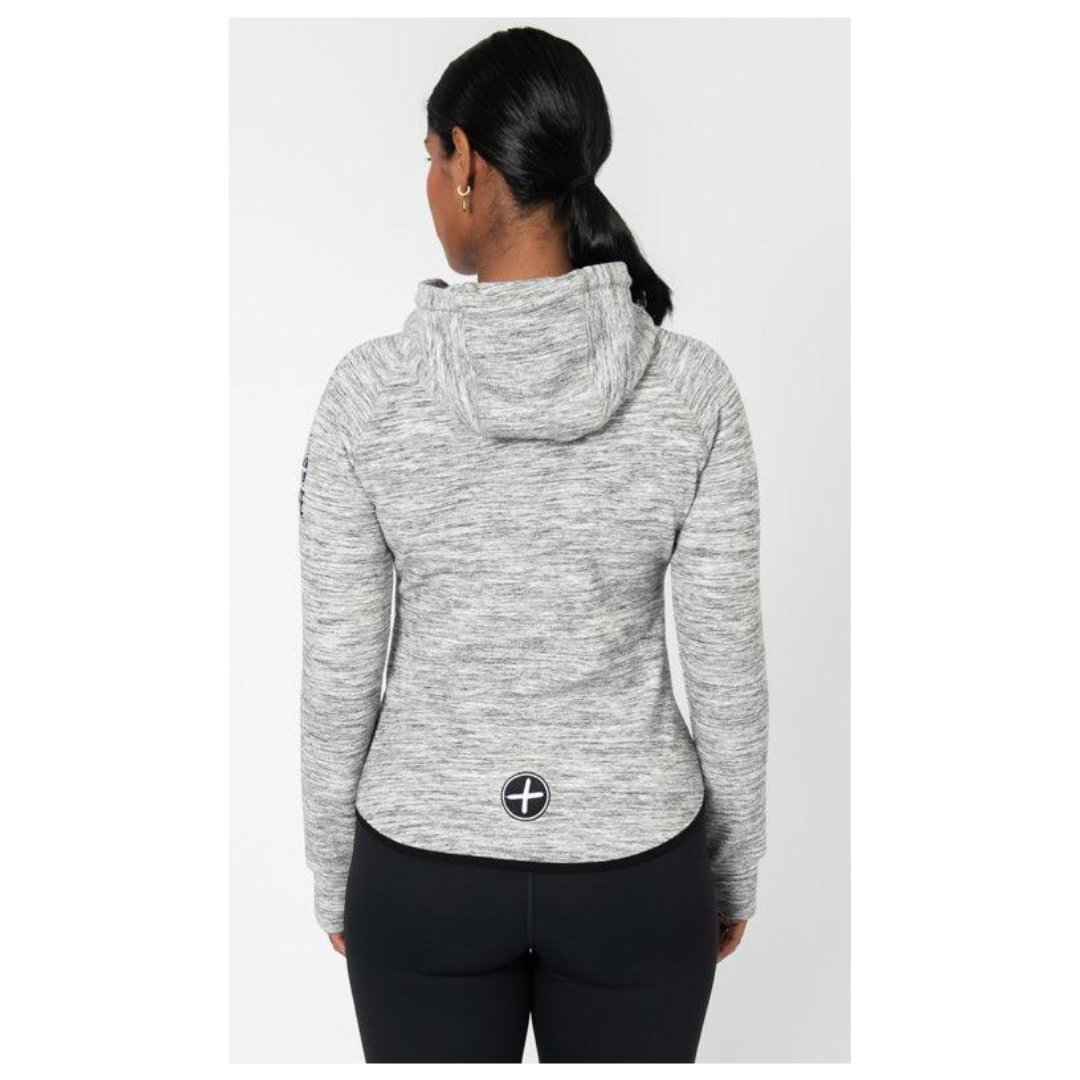 GymPlusCoffee Fleck Hoodie Grey
