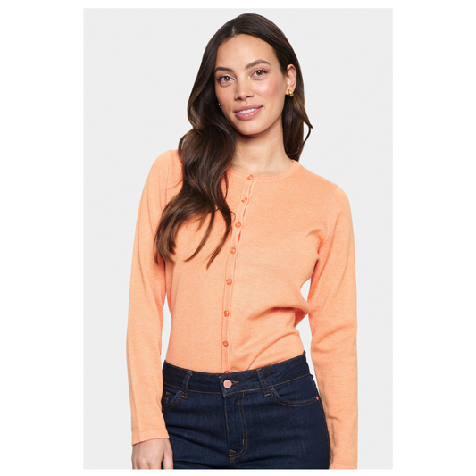 Saint Tropez Mila R Neck Cardigan Bird of Paradise 30500005