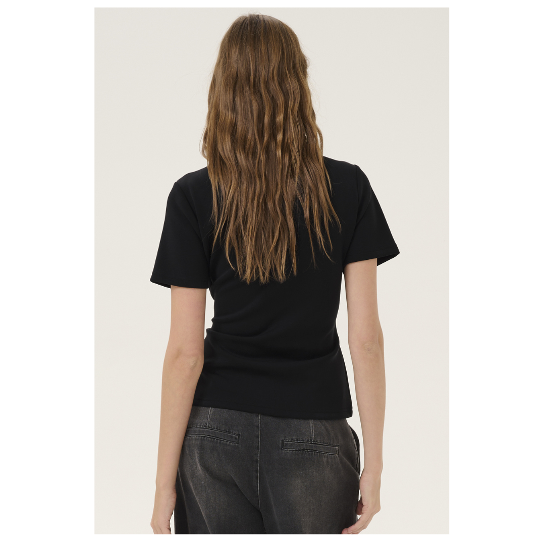 My Essential Wardrobe Helle Tee Black 10705077
