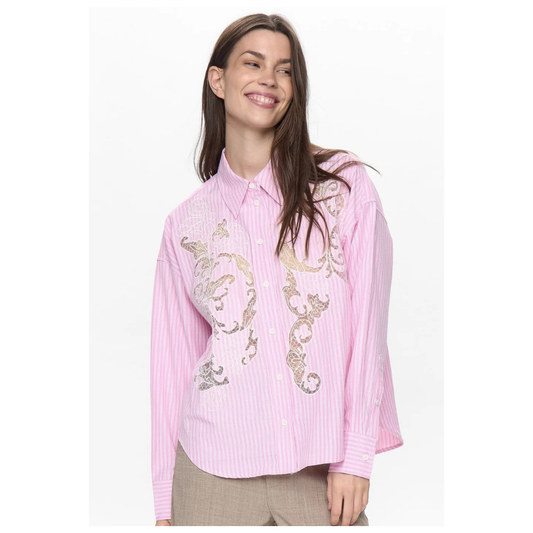 Numph Nuvalerie Shirt Fuchsia Pink 706275